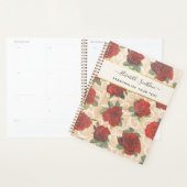 Luxury Golden Flowers Elegant Chic Classy Custom Planner (Display)