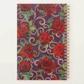 Luxury Golden Flowers Elegant Chic Classy Custom Planner (Achterkant)