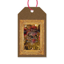 Luxury Golden Kerstmis - Gift Label