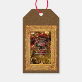 Luxury Golden Kerstmis - Gift Label Cadeaulabel