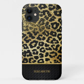 Luxury Golden Leopard Print – Stylish Case-Mate iPhone Case (Achterkant)