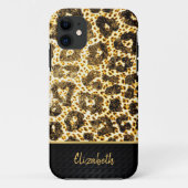 Luxury Golden Leopard Print – Stylish,Elegant  Case-Mate iPhone Case (Achterkant)