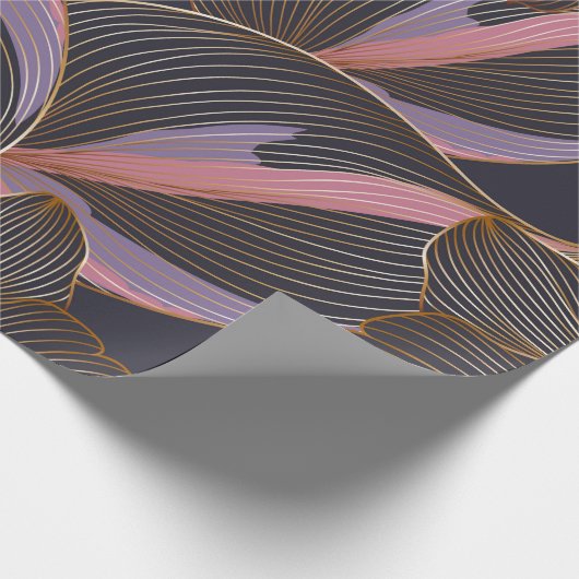 Luxury golden seamless floral background with trop cadeaupapier (Hoek)