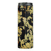Luxury golden seamless pattern. Floral backgroundp Thermosbeker (Achterkant)