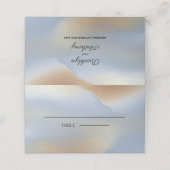 Luxury Golden Texture Plaatskaartje (Buitenkant ongevouwen)