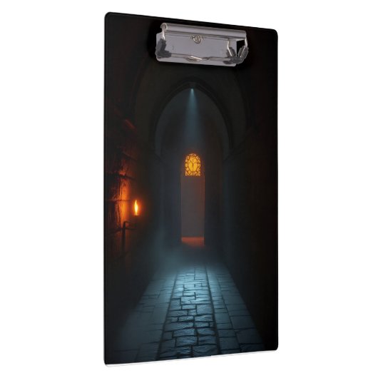 Luxury Gothic Castle Halloween Clipboard Klembord (Rechts)