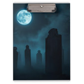 Luxury Gothic Graveyard Halloween Clipboard Klembord (Voorkant)
