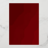 Luxury Gouden Mandala Moslim Trouw Nikah Folie Uitnodiging (Achterkant)