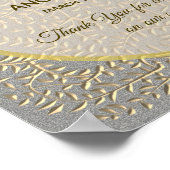 Luxury Gray Wedding Poster (Hoek)