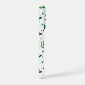 Luxury Green Gold Hats and Shamrocks White iPhone Hoesje (Rechterkant)