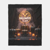 Luxury Halloween Fleece Blanket 2025 🎃🖤 (Voorkant)