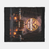 Luxury Halloween Fleece Blanket 2025 🎃🖤 (Voorkant (Horizontaal))