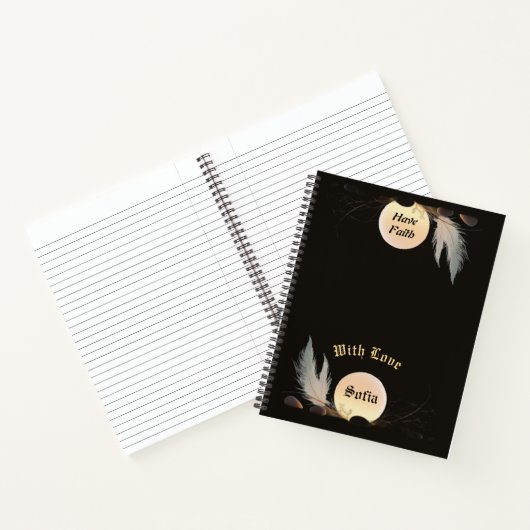 Luxury Healing Light & Self-Love Large Spiral Notitieboek (Binnen)
