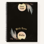 Luxury Healing Light & Self-Love Large Spiral Notitieboek (Voorkant)