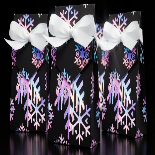 Luxury Holographic Snowflake Christmas Collection  Bedankdoosjes