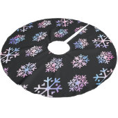 Luxury Holographic Snowflake Christmas Collection Kerstboom Rok (Gekanteld)