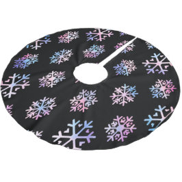 Luxury Holographic Snowflake Christmas Collection Kerstboom Rok