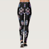 Luxury Holographic Snowflake Christmas Collection Leggings (Achterkant)