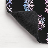 Luxury Holographic Snowflake Christmas Collection Muismat (Hoek)