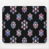 Luxury Holographic Snowflake Christmas Collection Muismat (Voorkant)