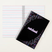 Luxury Holographic Snowflake Christmas Collection Notitieboek (Binnen)