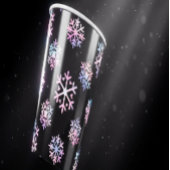 Luxury Holographic Snowflake Christmas Collection  Papieren Bekers