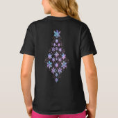 Luxury Holographic Snowflake Christmas Collection T-shirt (Achterkant)