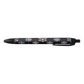 Luxury Holographic Snowflake Christmas Collection Zwarte Inkt Pen (Bodem)