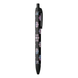 Luxury Holographic Snowflake Christmas Collection Zwarte Inkt Pen