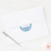Luxury Holographic Trendy Ronde Sticker (Envelop)