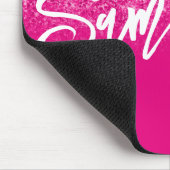 Luxury Hot Pink Glitter Ombre - Aangepast Muismat (Hoek)