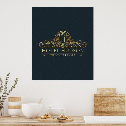 Luxury Hotel Branding Poster (Keuken)