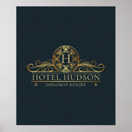 Luxury Hotel Branding Poster