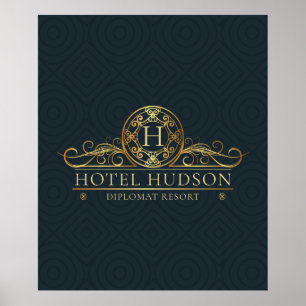 Luxury Hotel Branding Poster