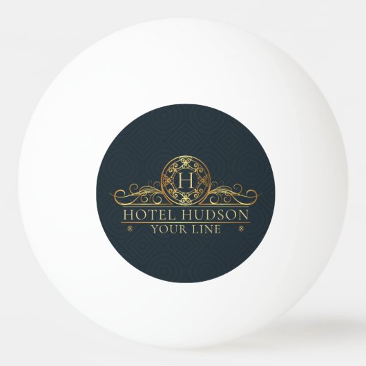Luxury Hotel Marketing Materiaal Pingpongbal (Voorkant)
