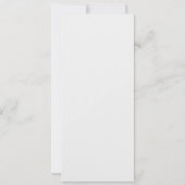 Luxury Hunter Green | Elegant Monogram Menu Kaart (Achterkant)