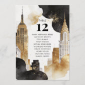 Luxury Iconic NYC Buildings Cityscape with Glitter (Voorkant)