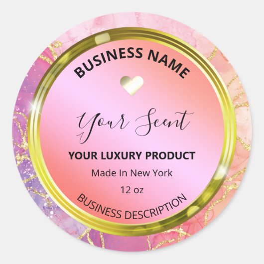 Luxury Ink Body Butter Product Labels (Voorkant)
