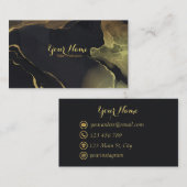 Luxury Ink Visitekaartje (Voorkant / Achterkant)