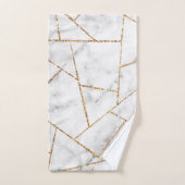 Luxury Interior Marble Stone Glitter Bad Handdoek (Handdoek)