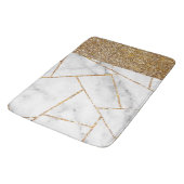 Luxury Interior Marble Stone Glitter Badmat (Gekanteld)