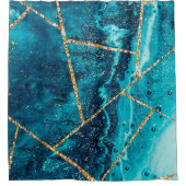 Luxury Interior Marble Stone Glitter Douchegordijn (Voorkant)