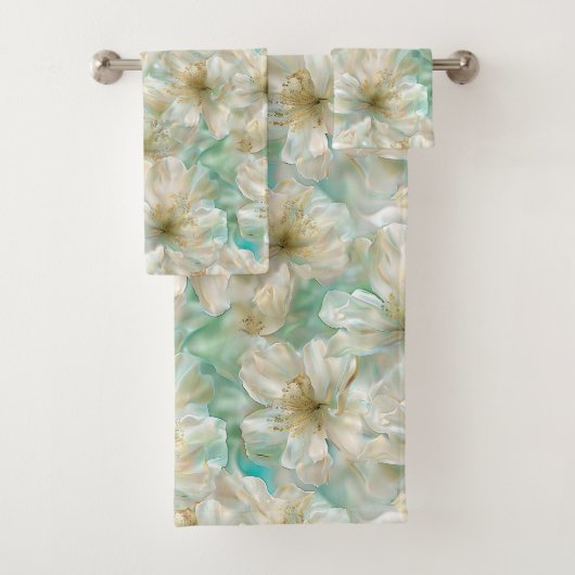 Luxury Jasmine Floral Calming Bad Handdoek (Insitu)