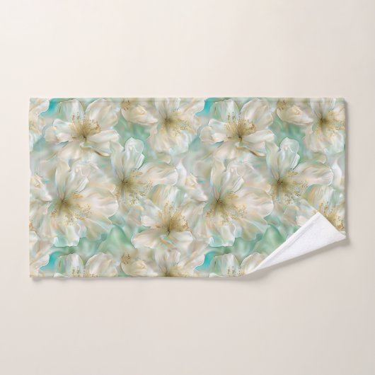 Luxury Jasmine Floral Calming Bad Handdoek (Handdoek)