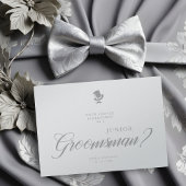 Luxury Junior Groomsman Funny Wedding Minimalist