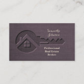Luxury Key Blueberry Real Estate Visitekaartje (Voorkant)