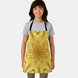 Luxury Kitchen Attire: Gilded Zenith Opulent Swirl Schort