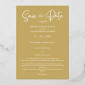 Luxury Lace MR & MRS kerstbruiloft 2 Foto's Folie Uitnodiging (Achterkant)