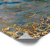 Luxury Lapis Lazuli Marble Poster (Hoek)