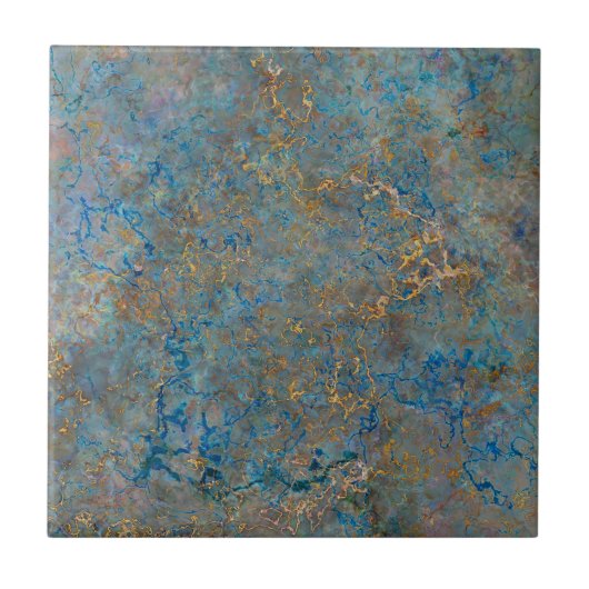 Luxury Lapis Lazuli Marble Tegeltje (Voorkant)